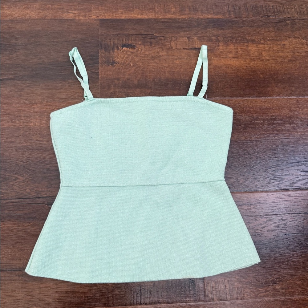 Zara Light Green Women's Tank Top